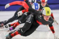 Un record de piste établi à la compétition élite de patinage de vitesse courte piste